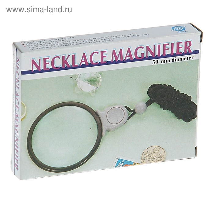 Лупа на шнурке 4х, d=5см Лупа на шнурке 4х, d=5см