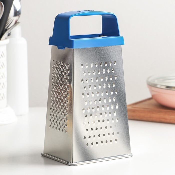 Тёрка «Универсал», 4 грани, с пластмассовой ручкой, 11×8,5×22 см, цвет МИКС Тёрка «Универсал», 4 грани, с пластмассовой ручкой, 11×8,5×22 см, цвет МИКС