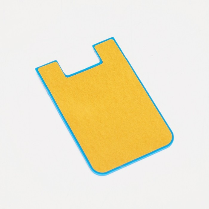 Картхолдер на телефон, цвет голубой Картхолдер на телефон, цвет голубой