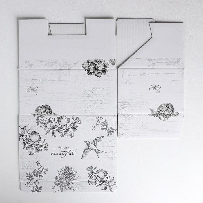 Коробка‒пенал, упаковка подарочная, «Шебби», 22 х 15 х 10 см Коробка‒пенал, упаковка подарочная, «Шебби», 22 х 15 х 10 см