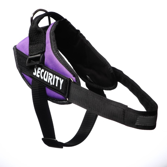 Шлейка К9 мягкая светоотражающая, размер M, ОГ 55-65 см, вес 11-20 кг, фиолетовая Шлейка К9 мягкая светоотражающая, размер M, ОГ 55-65 см, вес 11-20 кг, фиолетовая