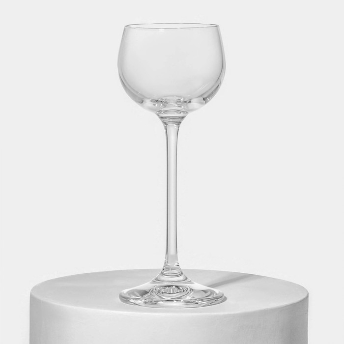 Набор стеклянных рюмок «Пион», 60 мл, 6 шт