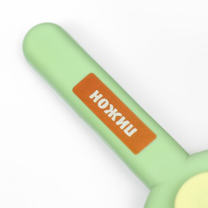 Пуходёрка пластиковая Пуходёрка пластиковая "Кошка" с функцией самоочистки, 8,5 х 20 см, зелёная