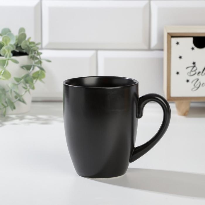 Кружка керамическая с тиснением Bitch mode, 450 мл, цвет чёрный Кружка керамическая с тиснением Bitch mode, 450 мл, цвет чёрный