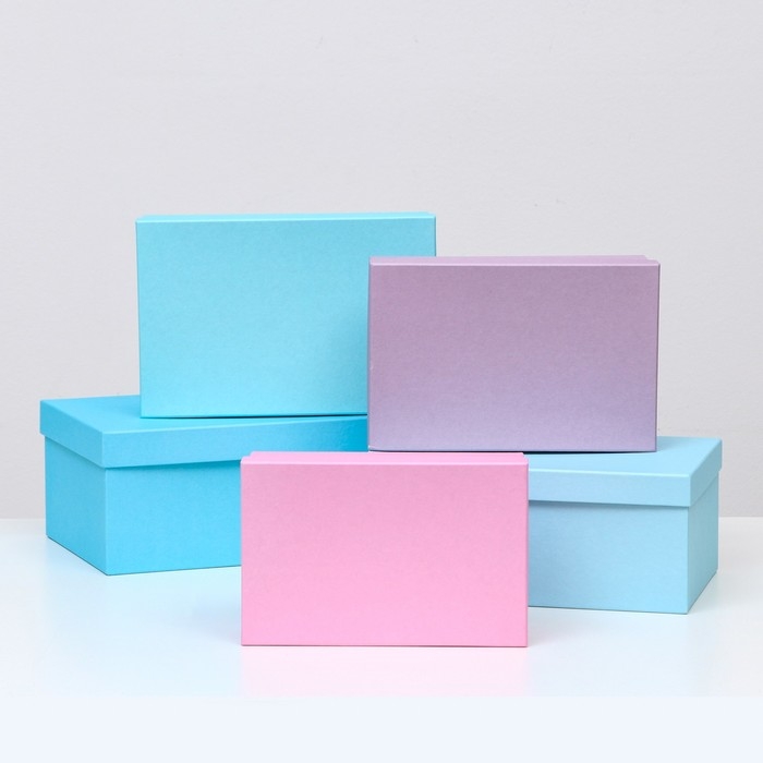 Набор коробок 15в1  Набор коробок 15в1 "Нежность" 47,5 х 36 х 17,5- 13 х 8 х 4,5 см