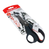 Ножницы 3 в 1, ErichKrause Santoku, 20.5 см, для бумаги, секатор, кусачки, блистер