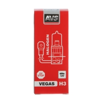 Лампа автомобильная AVS Vegas, H3, 12 В, 55 Вт