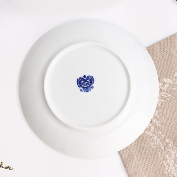 Тарелка Тарелка "Романс мозаика", д-175мм, нео гжель