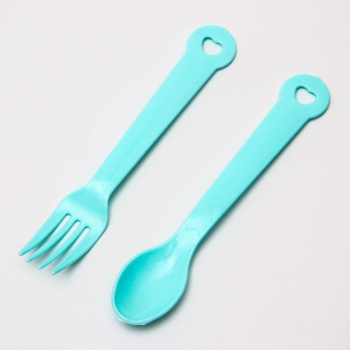 Набор для кормления: миска, поильник, вилка, ложка, цвет МИКС Набор для кормления: миска, поильник, вилка, ложка, цвет МИКС