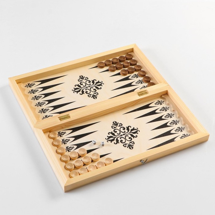 Настольные игры 3 в 1: шахматы, шашки, нарды, деревянные, большие, 40 х 40 см Настольные игры 3 в 1: шахматы, шашки, нарды, деревянные, большие, 40 х 40 см