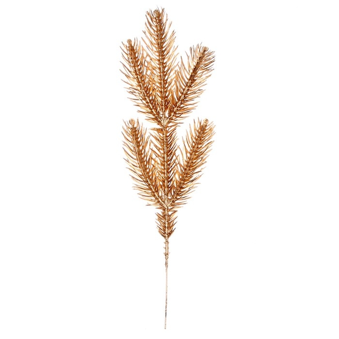 Декор «Веточка ели золотистая» Декор «Веточка ели золотистая»