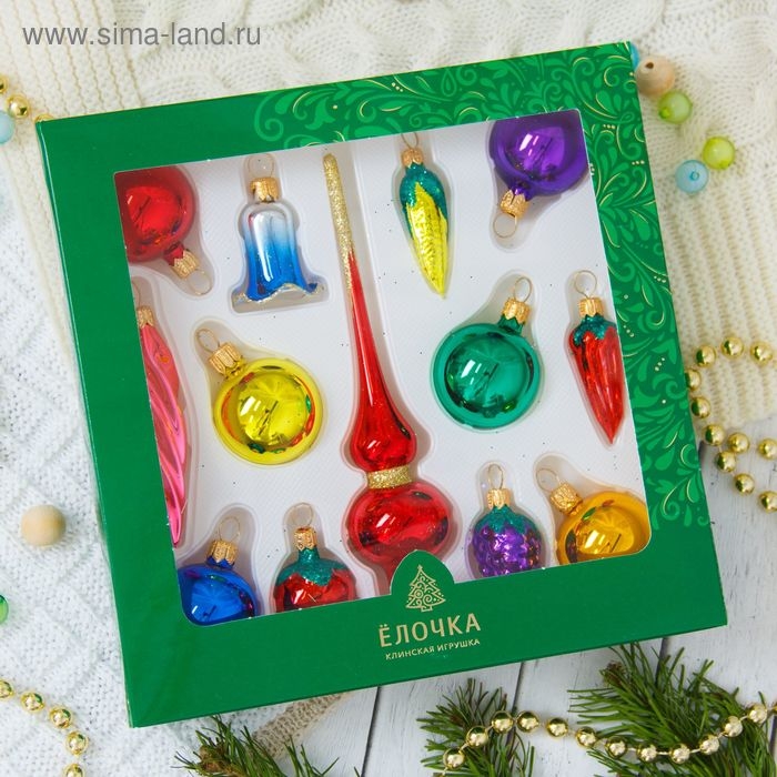Набор ёлочных игрушек Набор ёлочных игрушек "Малышок"