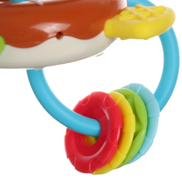 Погремушка «Сладости: Пончик», цвет МИКС, Крошка Я Погремушка «Сладости: Пончик», цвет МИКС, Крошка Я