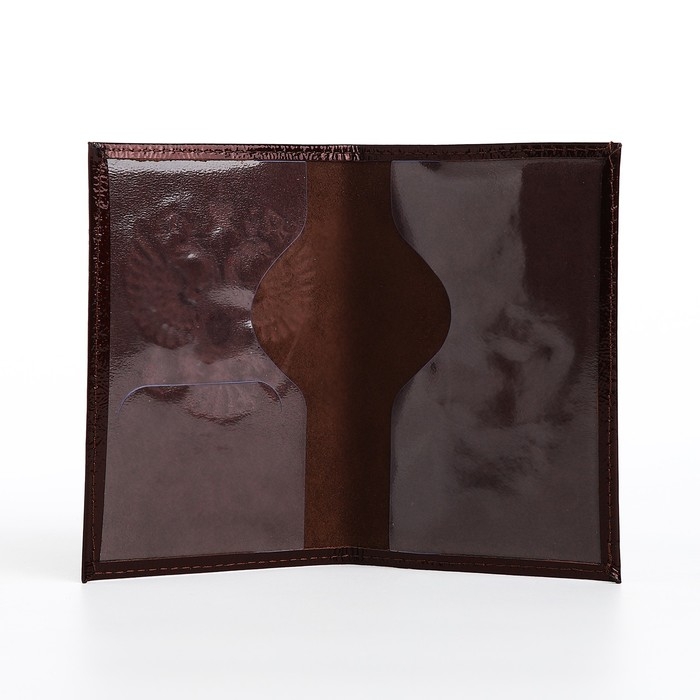 Обложка для паспорта, цвет коричневый Обложка для паспорта, цвет коричневый