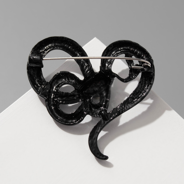 Новый год! Символ года 2025! Брошь Новый год! Символ года 2025! Брошь "Узел" змеиный, цветная в чёрном металле