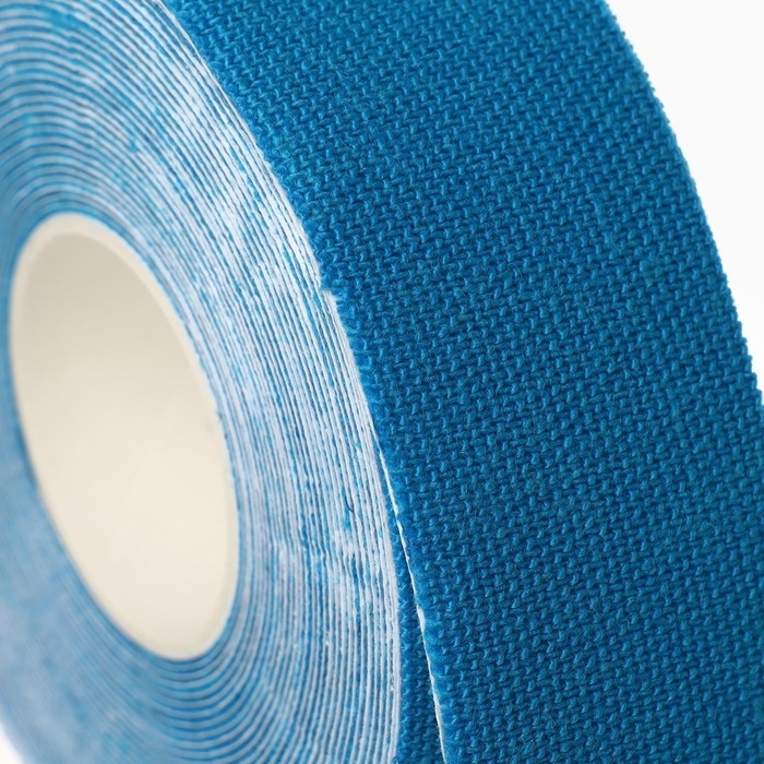 Кинезио-тейп, 2,5 см × 5 м, цвет синий Кинезио-тейп, 2,5 см × 5 м, цвет синий