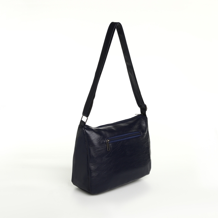 Сумка женская на молнии, цвет синий Сумка женская на молнии, цвет синий