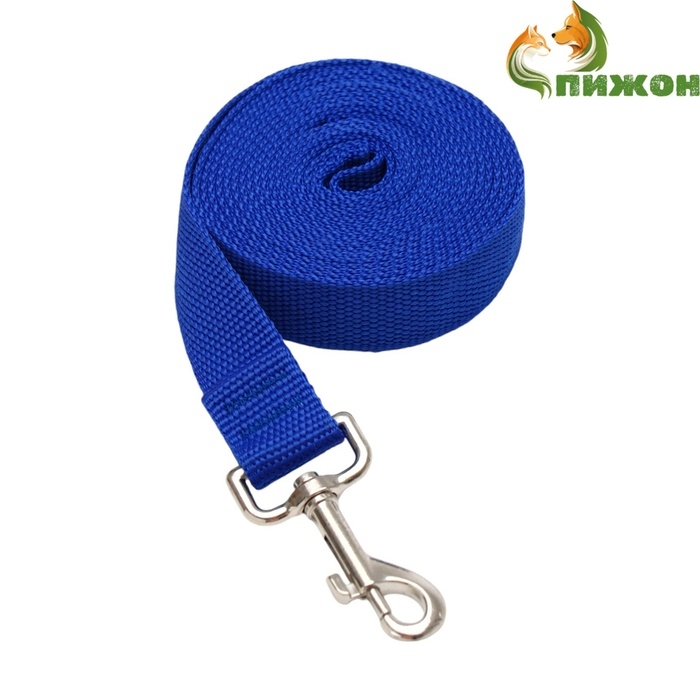 Поводок 3 м х 2,5 см, синий Поводок 3 м х 2,5 см, синий