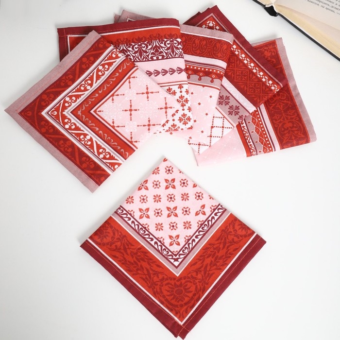 Платок носовой мужской 28х28см, 6шт, рис 18663-2, микс, ситец 100г/м, хл100% Платок носовой мужской 28х28см, 6шт, рис 18663-2, микс, ситец 100г/м, хл100%