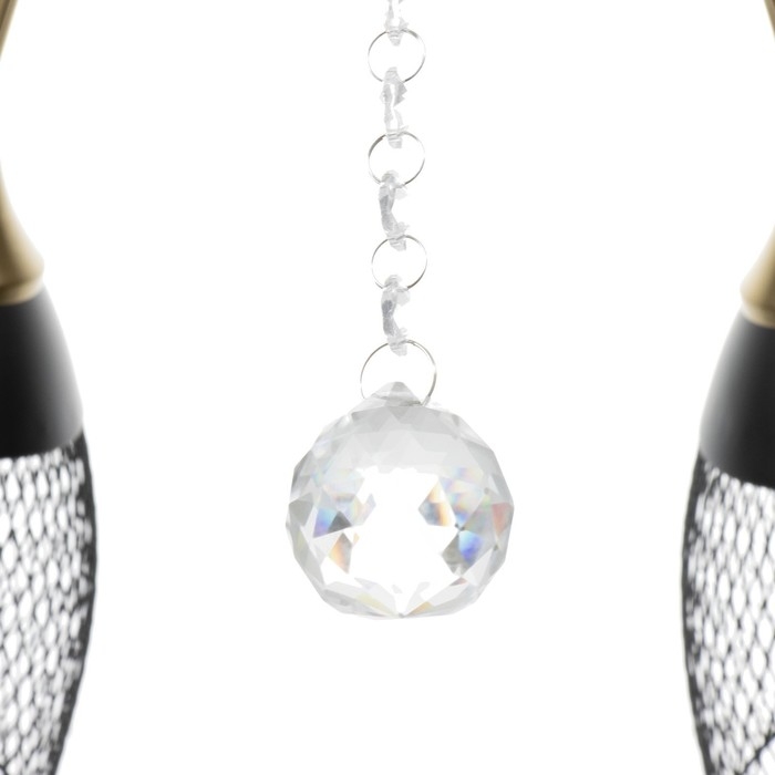 Люстра Люстра "Рикардо" 5хЕ27 40Вт черный 71х71х38-65см BayerLux