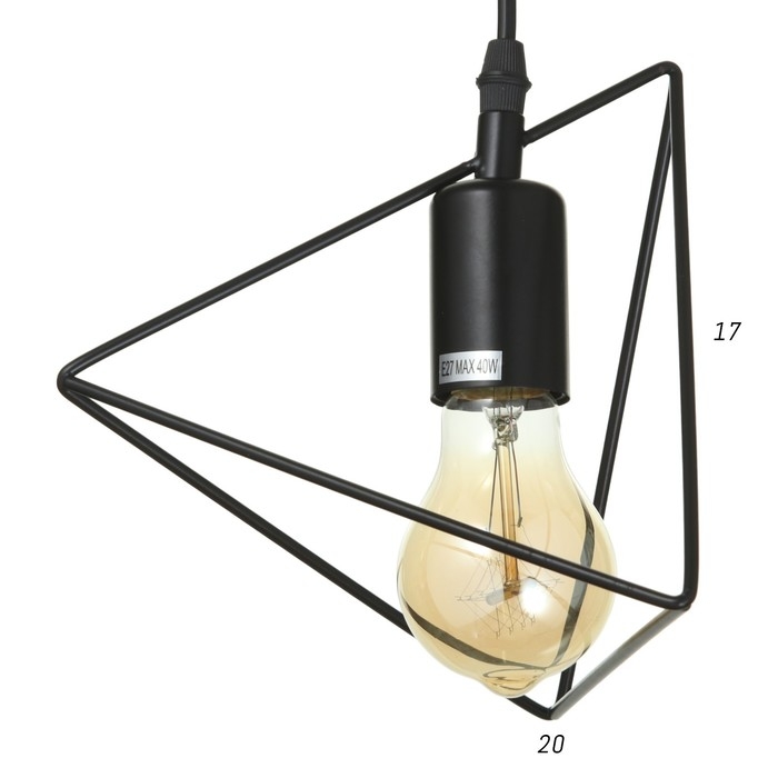 Светильник 2468/1 E27 40Вт черный 20х20х20-120 см Светильник 2468/1 E27 40Вт черный 20х20х20-120 см