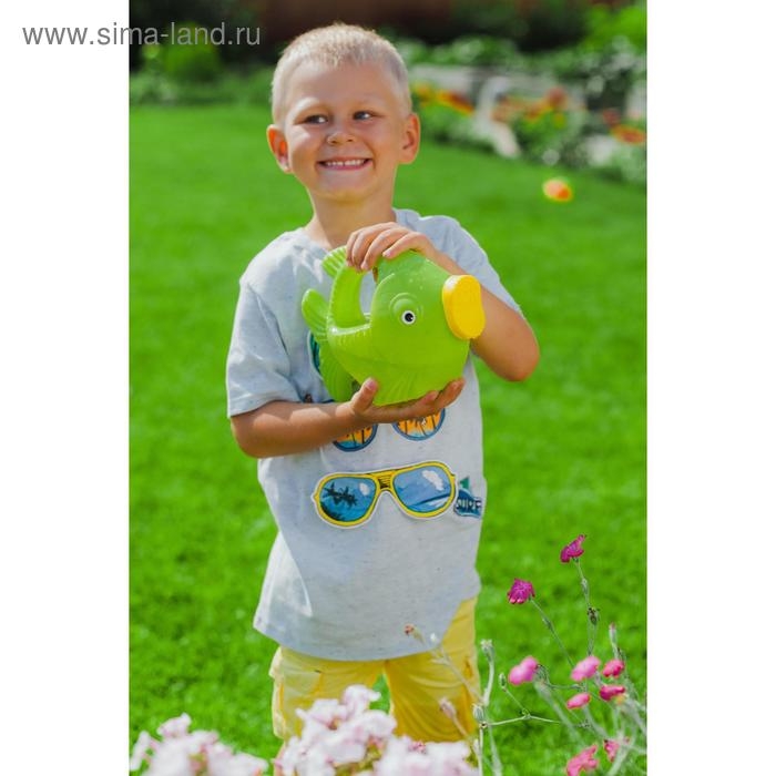 Лейка детская, 1 л, с рассеивателем, «Рыбка» Лейка детская, 1 л, с рассеивателем, «Рыбка»