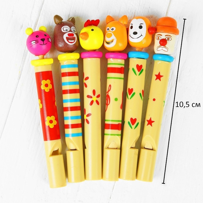 Свисток «Веселые друзья» МИКС Свисток «Веселые друзья» МИКС