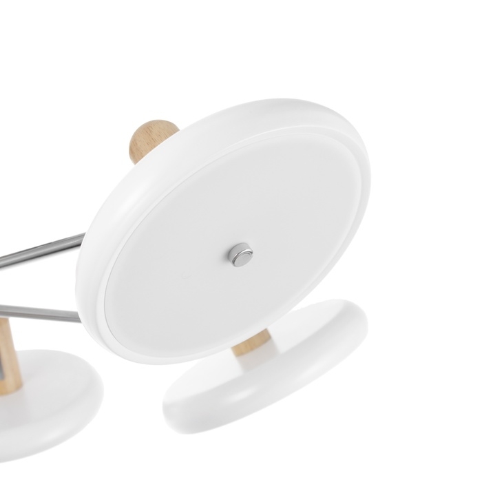 Люстра Люстра "Джулия" 6хLED 144Вт 3000-6000К бело-хромовый 80х80х22 см