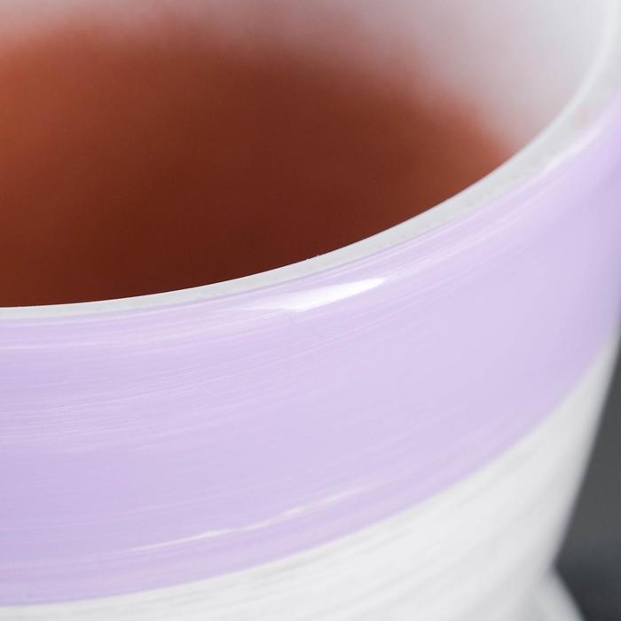 Горшок цветочный Акварель фиолет 1 л Горшок цветочный Акварель фиолет 1 л