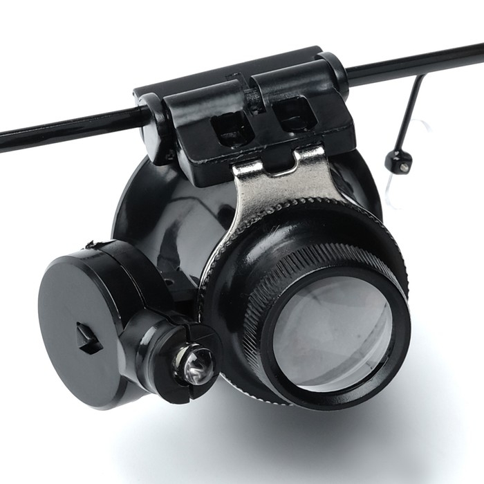 Увеличительные очки с подсветкой для ремонта часов, 20х Увеличительные очки с подсветкой для ремонта часов, 20х