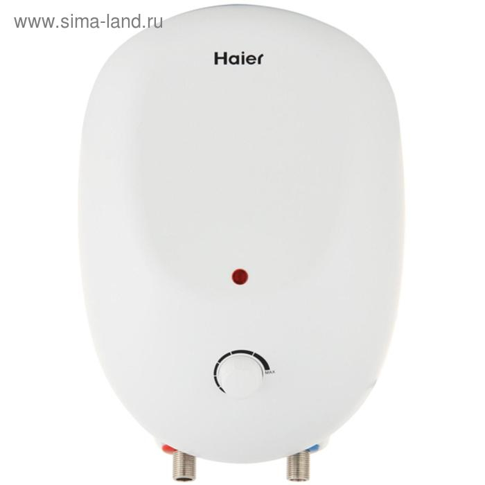 Водонагреватель Haier ES8V-Q1(R), накопительный, 1.5 кВт, 8 л, нижняя подводка, белый Водонагреватель Haier ES8V-Q1(R), накопительный, 1.5 кВт, 8 л, нижняя подводка, белый