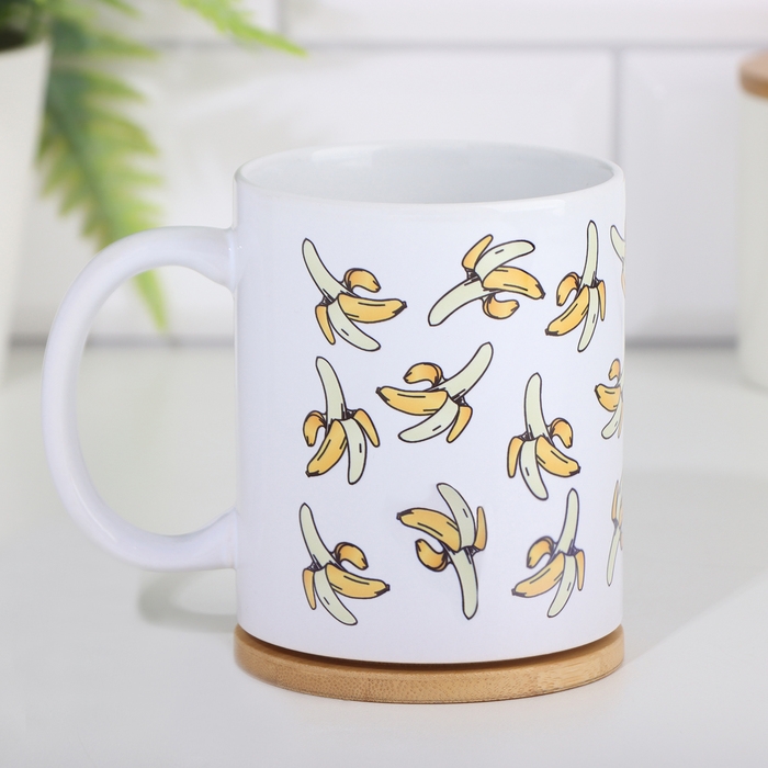 Кружка сублимация Кружка сублимация "Бананы", с нанесением