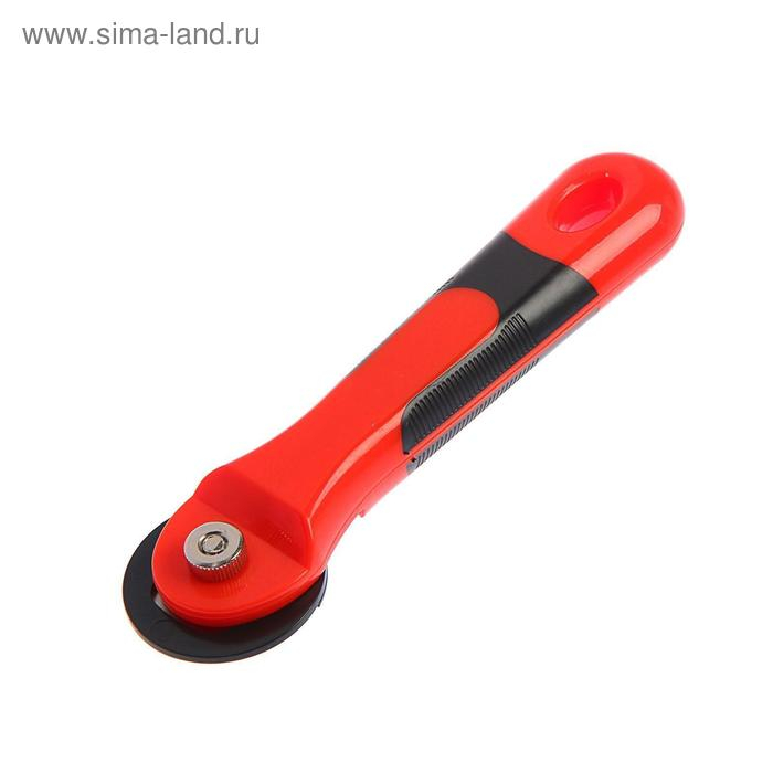 Дисковый нож ЛОМ, пластиковый корпус, лезвие-ролик, 45 мм + ПОДАРОК лезвия-ролики - 3 шт. Дисковый нож ЛОМ, пластиковый корпус, лезвие-ролик, 45 мм + ПОДАРОК лезвия-ролики - 3 шт.