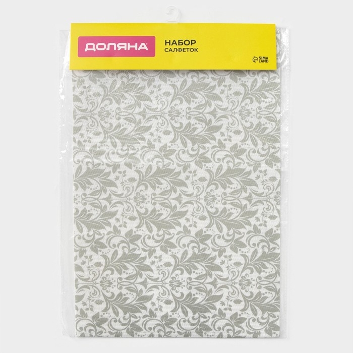 Салфетки сервировочные на стол Доляна, 4 шт, 45×30 см