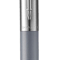 Ручка шариковая Parker Jotter XL K69 Matte Grey CT M, корпус из нержавеющей стали, синие чернила