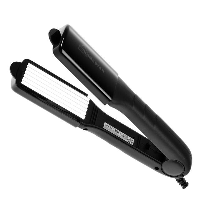 Щипцы-гофре HOMESTAR HS-8005, 30 Вт, алюминиевое покрытие, 33х80 мм, 220°С, черные Щипцы-гофре HOMESTAR HS-8005, 30 Вт, алюминиевое покрытие, 33х80 мм, 220°С, черные