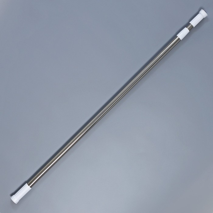 Карниз для ванной Доляна, телескопический, d=3,2 см, 90-160 см, стальной Карниз для ванной Доляна, телескопический, d=3,2 см, 90-160 см, стальной