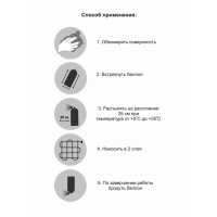 Аэрозольная краска эмаль  Черная Матовая 520мл CORALINO RAL9005