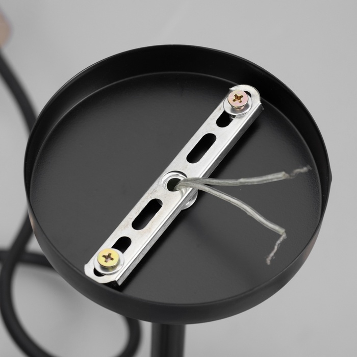 Люстра Люстра "Рипли" 6хЕ27 40Вт черно-золотой 55х55х40 см