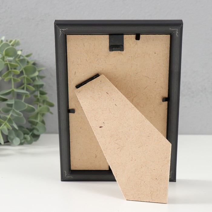 Фоторамка пластик Фоторамка пластик "МИРАМ" 10х15 см, 641807 чёрный