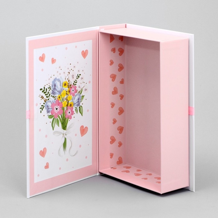 Коробка - книга, упаковка подарочная, «Для тебя», 20 х 12.5 х 5 см Коробка - книга, упаковка подарочная, «Для тебя», 20 х 12.5 х 5 см