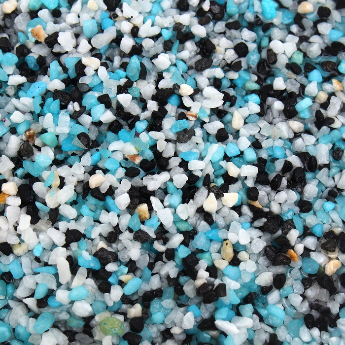 Мраморная крошка (2-5 мм) лагуна, 800 г Мраморная крошка (2-5 мм) лагуна, 800 г