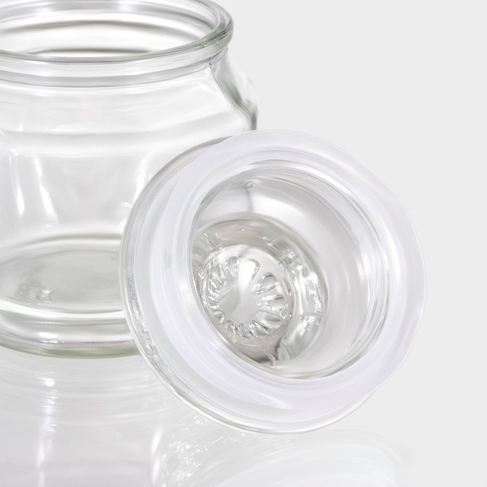 Баночка стеклянная для специй Доляна «Калипсо», 200 мл, 10×8 см