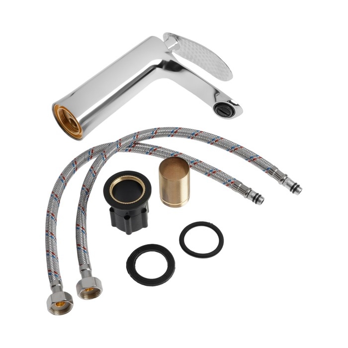 Смеситель для раковины ZEIN Z3776, однорычажный, высота излива 15 см, хром Смеситель для раковины ZEIN Z3776, однорычажный, высота излива 15 см, хром