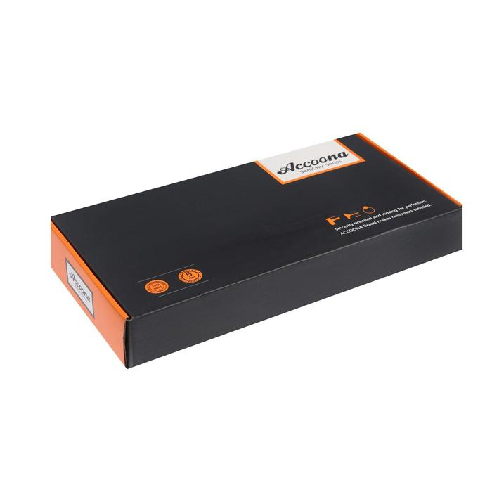 Смеситель для кухни Accoona A9890T-1, однорычажный, силиконовый излив, серый/хром Смеситель для кухни Accoona A9890T-1, однорычажный, силиконовый излив, серый/хром