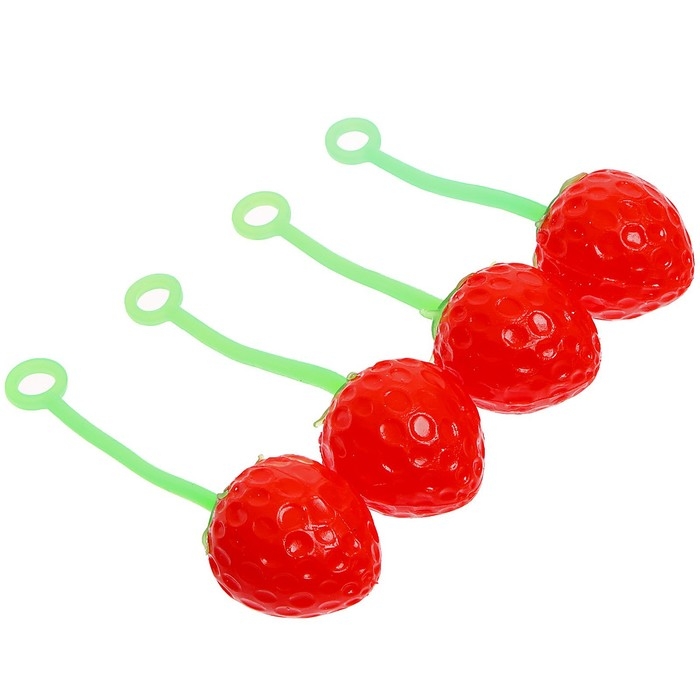 Мялка «Ягодка» на резинке, с гидрогелем Мялка «Ягодка» на резинке, с гидрогелем