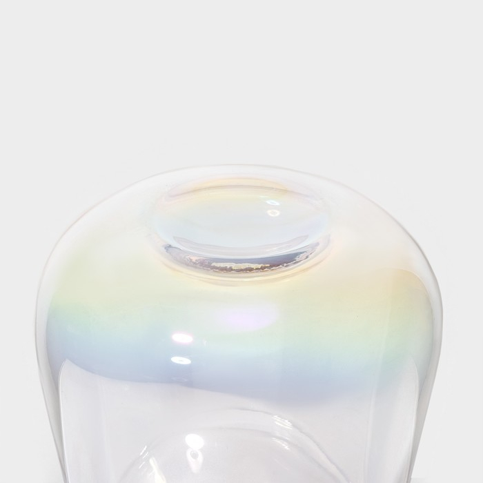 Набор стаканов стеклянных Magistro «Иллюзия», 450 мл, 9,3×11,5 см, 6 шт, цвет перламутровый