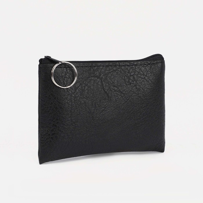 Кошелёк женский на молнии, цвет чёрный Кошелёк женский на молнии, цвет чёрный
