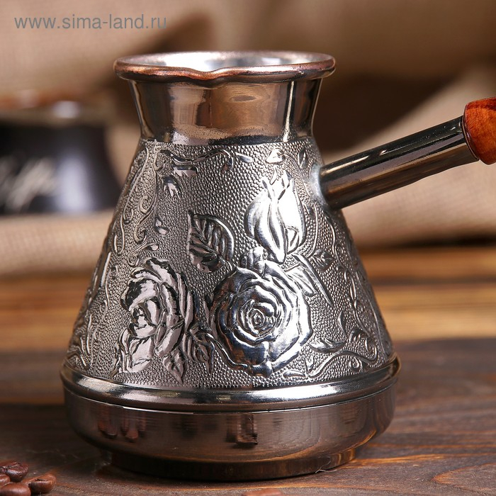 Турка для кофе медная «Роза», 0,4 л Турка для кофе медная «Роза», 0,4 л
