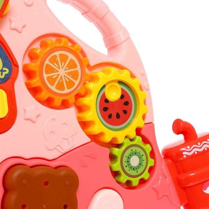 Столик-ходунки 4 в 1, звук, цвет розовый Столик-ходунки 4 в 1, звук, цвет розовый